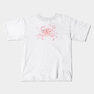 Deconstructed Crab (9) Kids T-Shirt